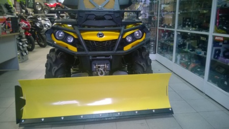 Универсальный снегоотвал ATVIRON (1500 мм) (с установочной площадкой)