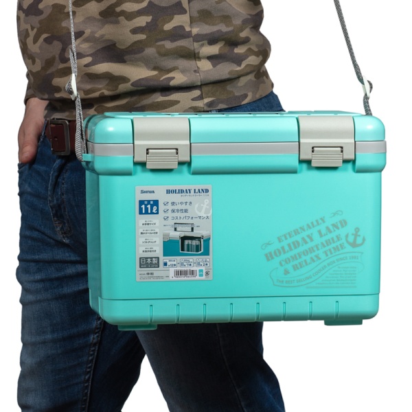 Термобокс SHINWA Holiday Land Cooler 11H голубой, 11 литров Термобокс SHINWA Holiday Land Cooler 11H голубой, 11 литров