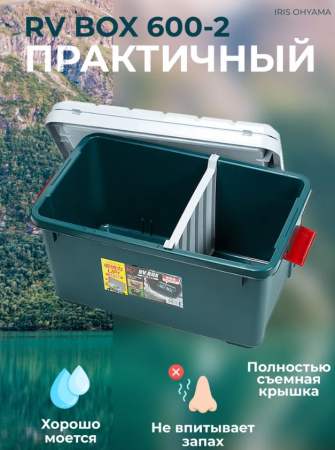 Экспедиционный ящик RV BOX 600 c двойной разделенной крышкой Экспедиционный ящик RV BOX 600 c двойной разделенной крышкой