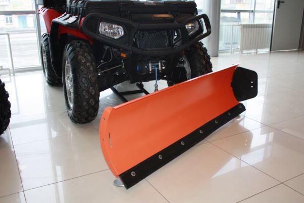 Снегоотвал для квадроцикла Alfeco (1200 мм)  с быстросъемным креплением