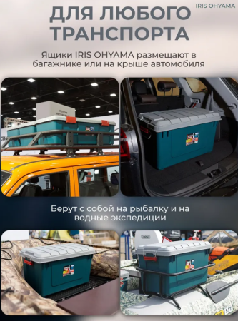 Экспедиционный ящик RV BOX 600 c двойной разделенной крышкой Экспедиционный ящик RV BOX 600 c двойной разделенной крышкой