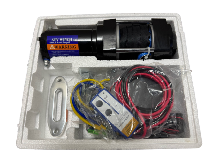 Лебедка Electric Winch 4000 lbs (Синтетический трос)