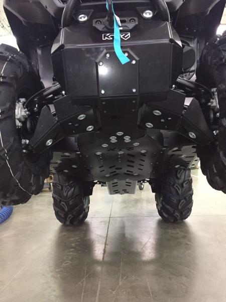 Защита днища для квадроцикла ЦФ 800 H.O / 1000 EPS (2024-н.в.) KTZ пластиковая