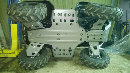 Защита днища Yamaha ATV Grizzly 700 (2011-2013) Rival
