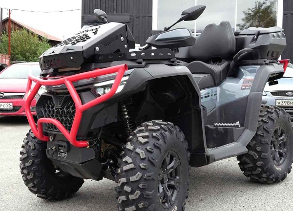 Защита днища для квадроцикла ЦФ 800 H.O / 1000 EPS (2024-н.в.) KTZ пластиковая