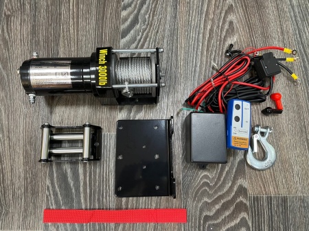 Лебедка Electric Winch 3000 lbs/1361 kg 12v (с пультом)