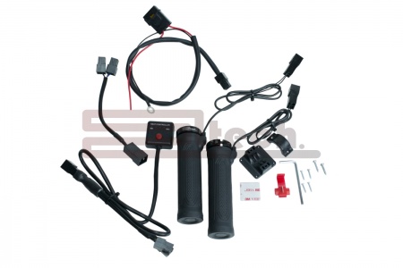 Ручки с подогревом без курка газа Ltech (21,9-22,3 мм) универсальные Ручки с подогревом без курка газа Ltech (21,9-22,3 мм) универсальные