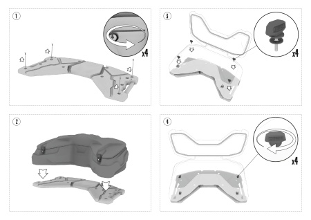 Кофр для квадроцикла Loncin Xwolf 1000 задний