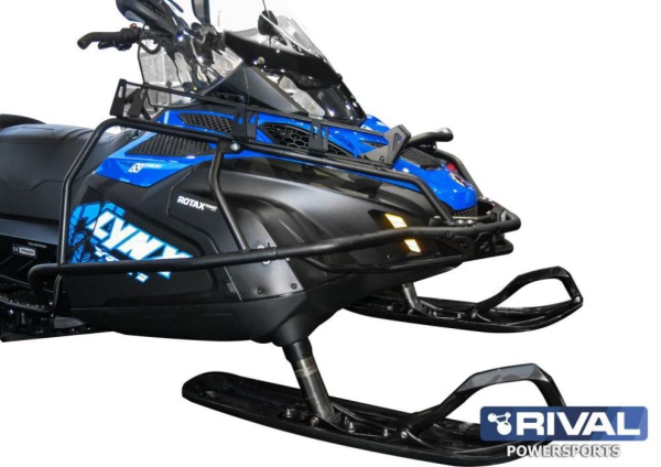 Бампер на снегоход Ski-doo Tundra WT (2014-2015) с ложементом под ружье