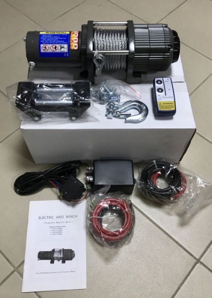 Лебедка Electric Winch 4000 lbs/1800kg 12v (усиленная)