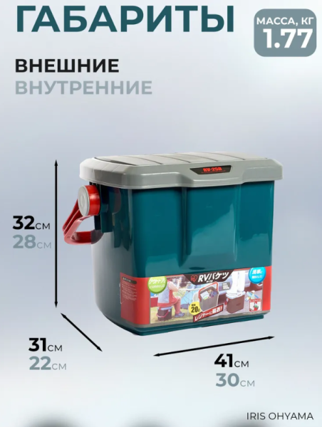 Экспедиционный ящик RV BOX Bucket 25B