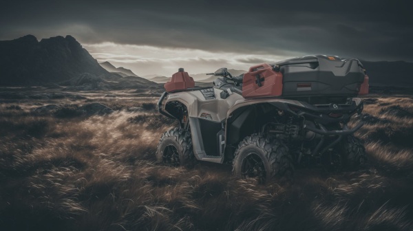 Кофр для квадроцикла задний для BRP Outlander G3 500/700, только на металлическую площадку