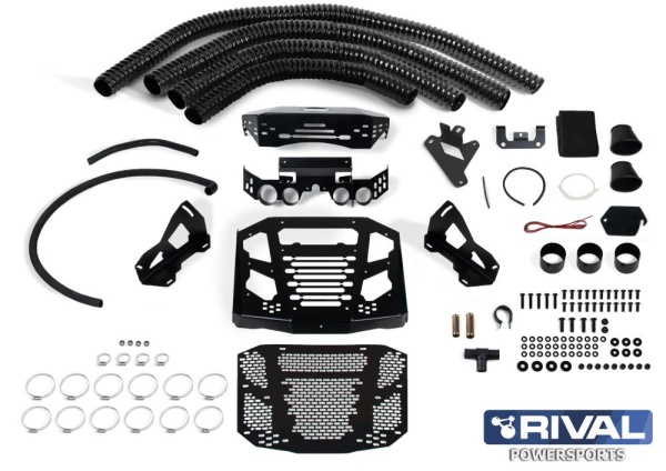 Вынос радиатора для Odes Pathcross 650/850/1000 с комплектом шноркелей (2023-н.в.) Rival Вынос радиатора для Odes Pathcross 650/850/1000 с комплектом шноркелей (2023-н.в.) Rival