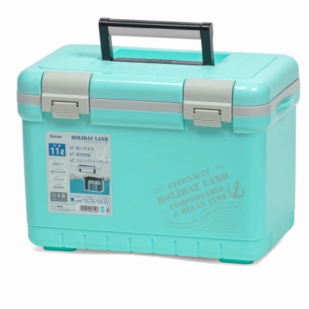 Термобокс SHINWA Holiday Land Cooler 11H голубой, 11 литров