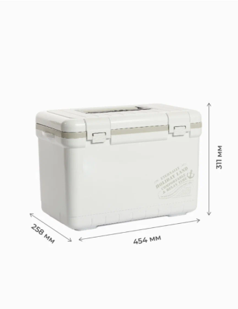 Термобокс SHINWA Holiday Land Cooler 17H белый, 17 литров