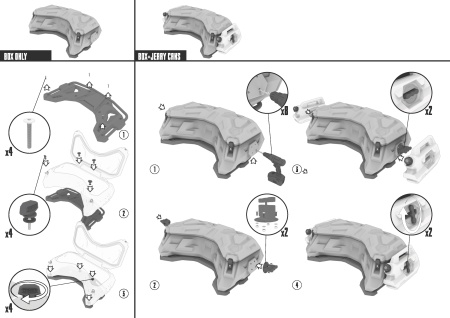 Кофр задний для квадроцикла Loncin X Wolf 700