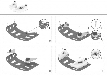Канистра на передний багажник Brp Can-Am Outlander (Tesseract)