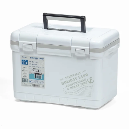 Термобокс SHINWA Holiday Land Cooler 11H белый, 11 литров