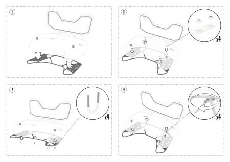 Кофр задний для квадроцикла Aodes 525L