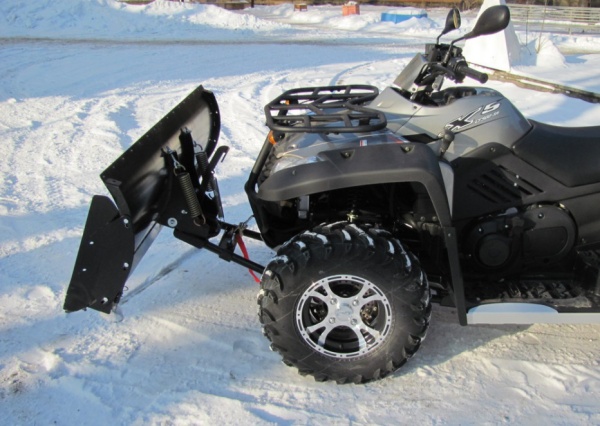Снегоотвал для квадроцикла Storm (1500 мм) с установочной площадкой