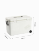 Термобокс SHINWA Holiday Land Cooler 33H белый, 33 литра