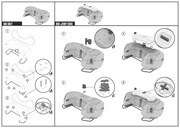 Кофр задний для квадроцикла Linhai 500