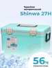 Термобокс SHINWA Holiday Land Cooler 27H синий, 27 литров